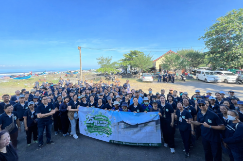 Road to 25 tahun Rsu Wisma Prashanti : Kegiatan Bersih - Bersih  di Area Pantai Yeh Gangga